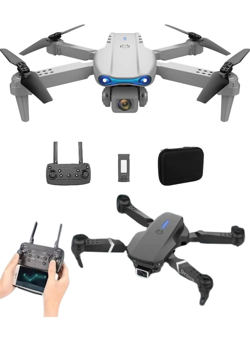 E99 PRO Foldable Drone with Dual 4K HD Camera, Obstacle Avoidance & FPV Live Video — Quadcopter for Adults & Teens - Image 1
